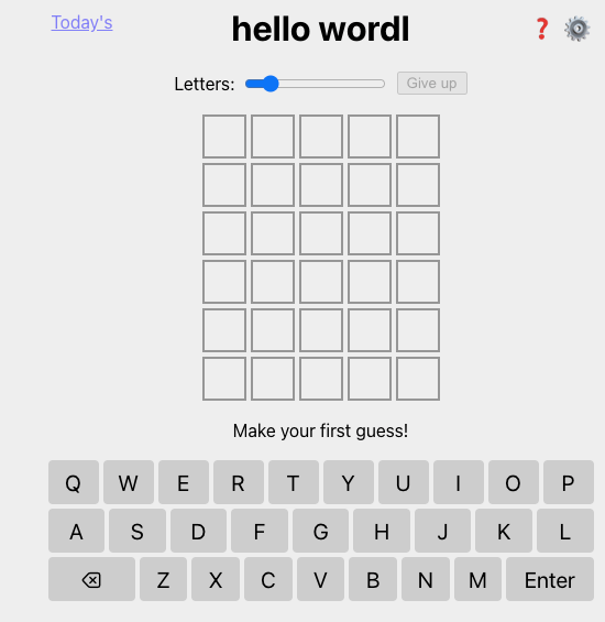 Guess the Word - A minimalist word-guessing game